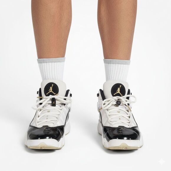 Nike Other - NIKE JORDAN SHOES 6 RINGS GS 'DEFINING MOMENTS' CW6994-100 Sports Sz 5 Y